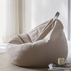 Upholstered Bean Bag in green