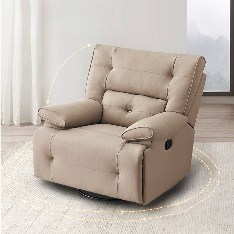 Chaise de Lecture Inclinable et Pivotante avec Coussin Chauffant Image secondaire du produit