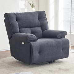 Padded armchair with heated functionality