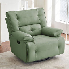 Stylish reclining chair with metal frame