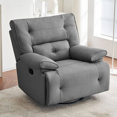 Padded armchair with heated functionality