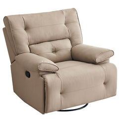 Outdoor view of a swivel reading chair