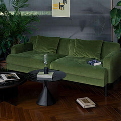 Elegant solid color sofa design