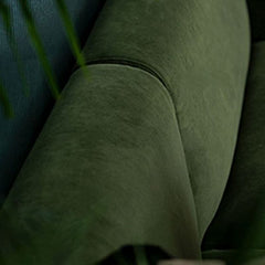 Green modern sofa for cozy living rooms