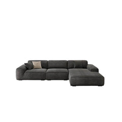 L-shape sofa recliner in modern living room