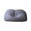 Black microfiber leather bean bag chair