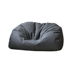 Bean bag lounge chair in dark gray