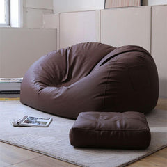 Bean bag lounge chair in dark gray