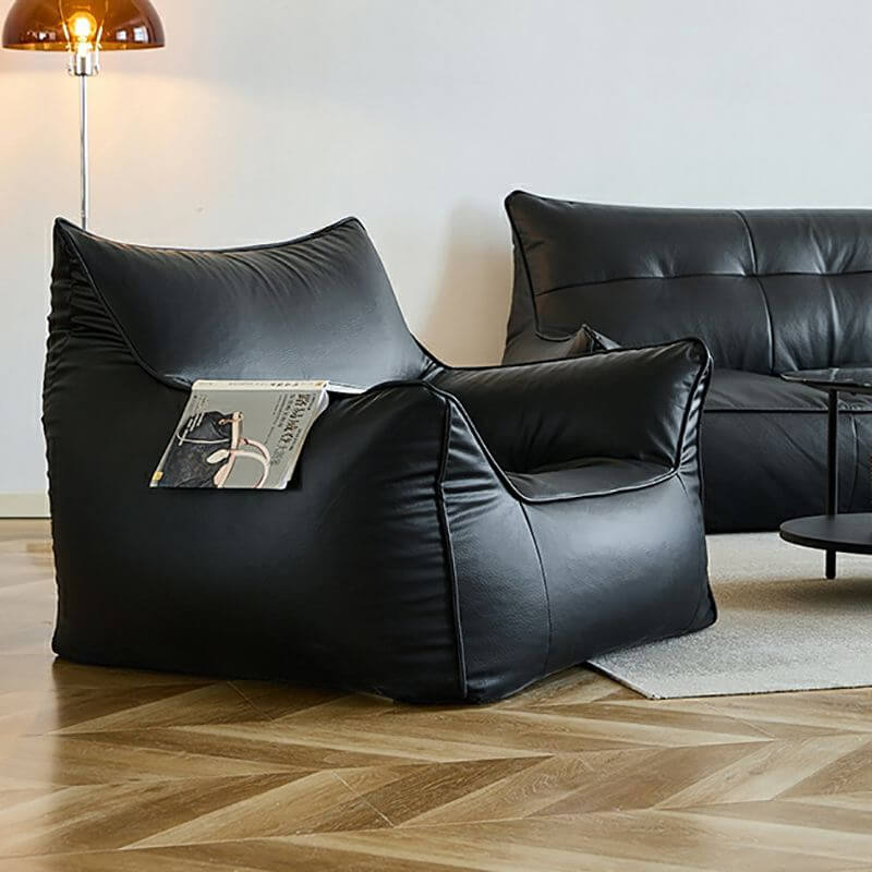 Indoor Adults Bean Bag Chair in Black