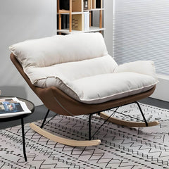 Cozy Upholstered Rocking Chair