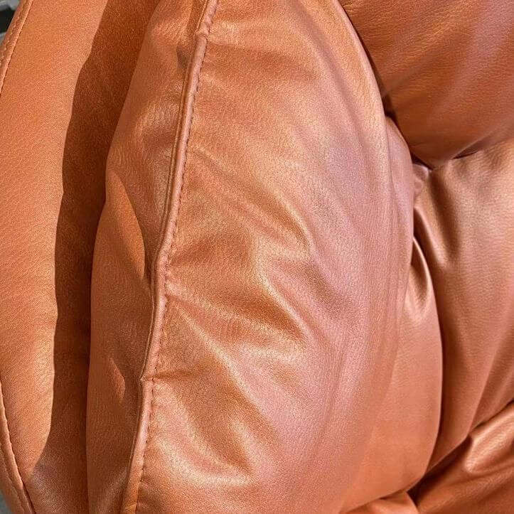 Indoor Modern Not Scratch Resistant Recessed Arm Black Upholstered Rocking Chair Secondary image