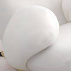 Close-up of Sherpa Fabric on Rocking Chair