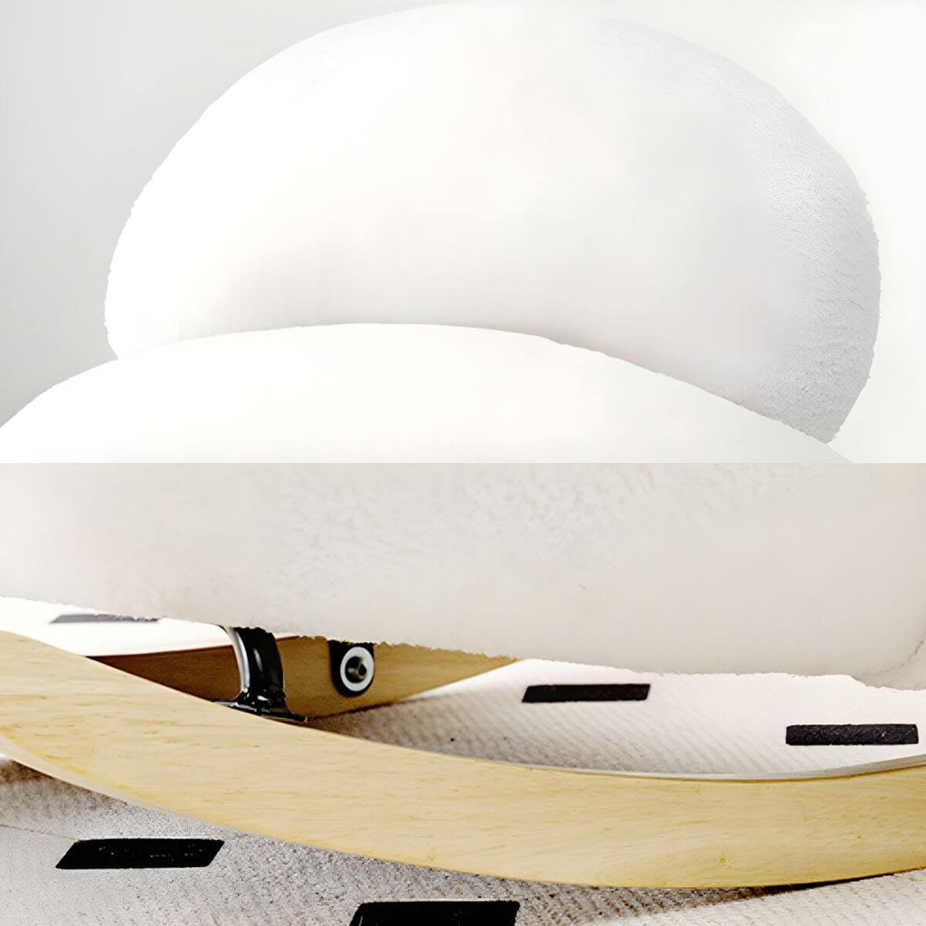 Elegant Modern Rocking Chair in Reading Nook