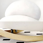 Elegant Modern Rocking Chair in Reading Nook