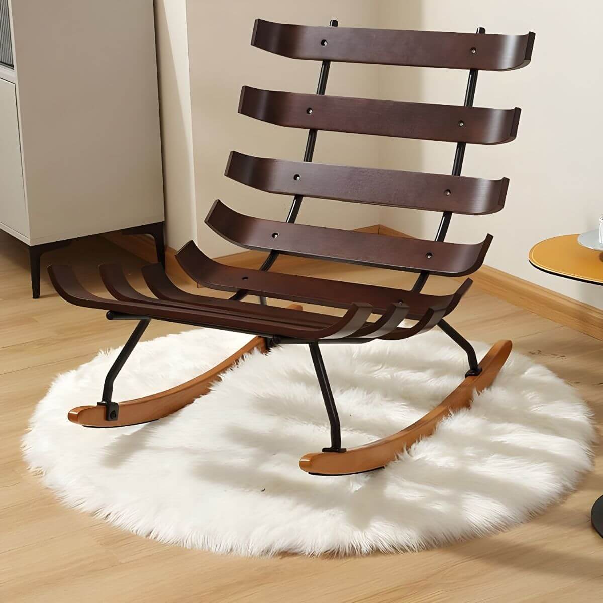 Spindle back rocking chair design