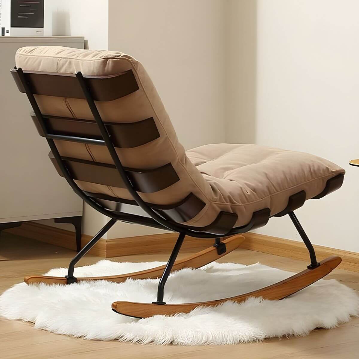 Elegant indoor rocking chair