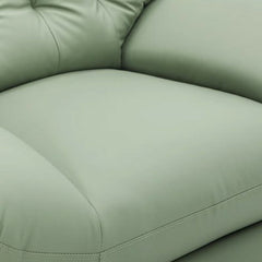 green cushioned electric recliner with USB port