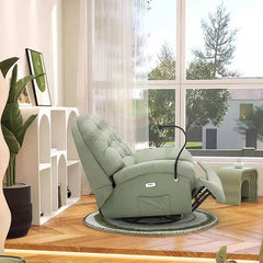 adjustable electric recliner in modern living room setting