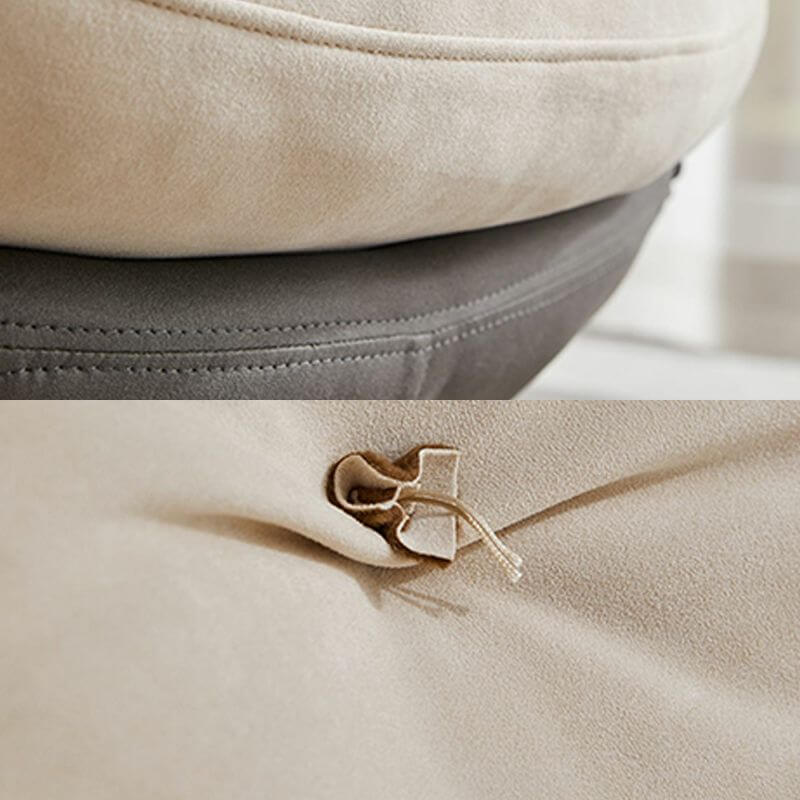 Cozy corner with upholstered rocking chair