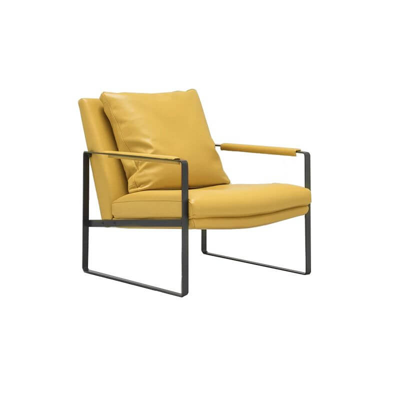 Removable cushions of Industrial Pillow Back Armchair