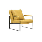 Interior design featuring Industrial Pillow Back Armchair