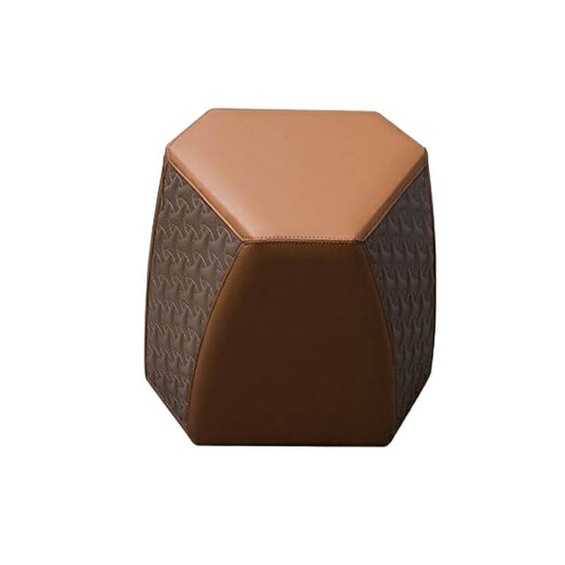 Industrial Design Pouf with Sponge Fill