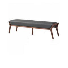 Genuine Leather Upholstered Bench