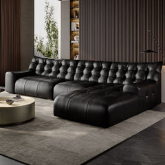 Decorative-stitched sofa design