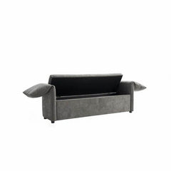 Durable Black Modern Accent Bench