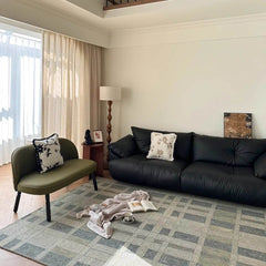 Stylish sofa with concealed support