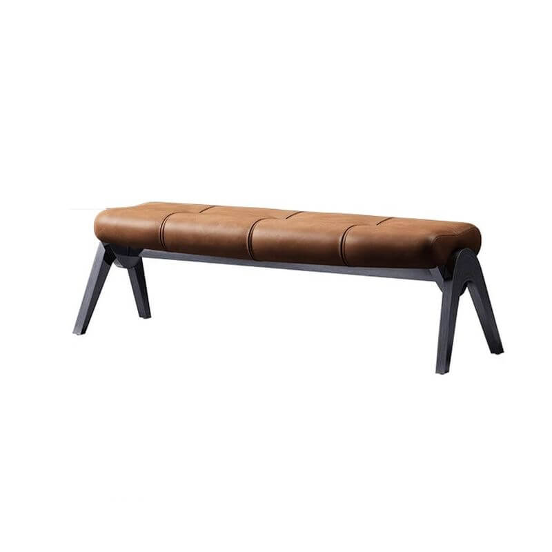 Stylish gold and black indoor benches