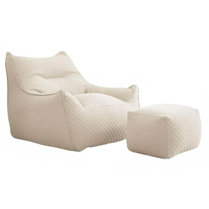 Large oversized sack chair in modern setting