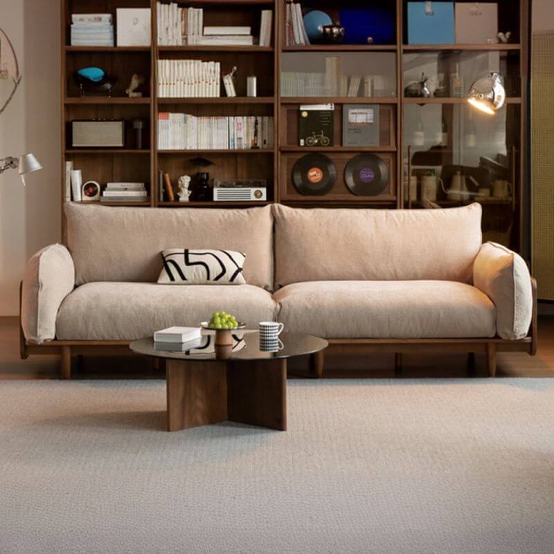 Ivory Standard Sofa with Arm view 1 Main image