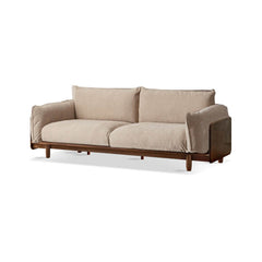 Ivory Standard Sofa with Arm view 1