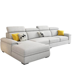 Contemporary design of the L-Shape 5-seater recliner sofa