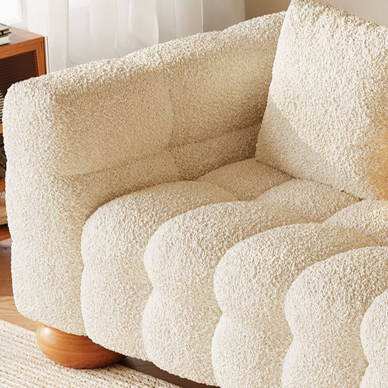 Corner sectional with pillows