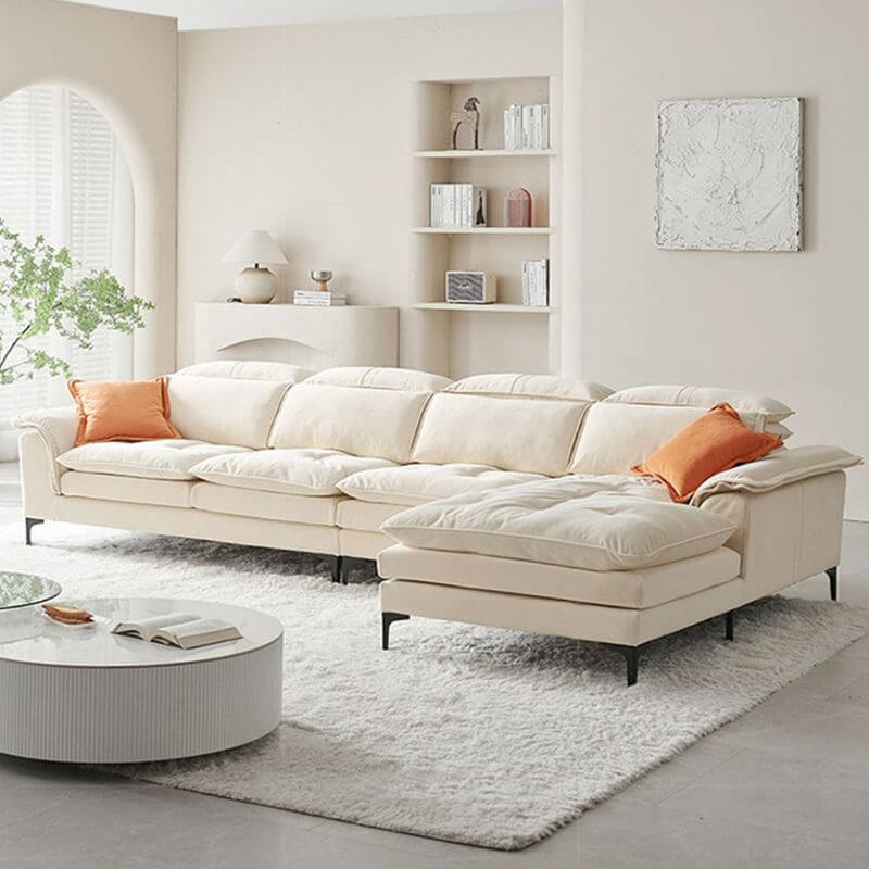 L-Shape Sofa Seating Arrangement