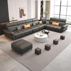 L-Shape Corner Sectional from side view