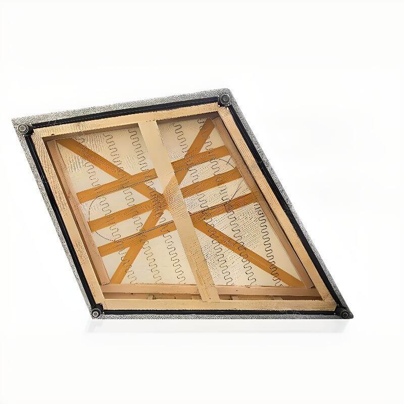 Stylish sectional sofa with decorative pillows