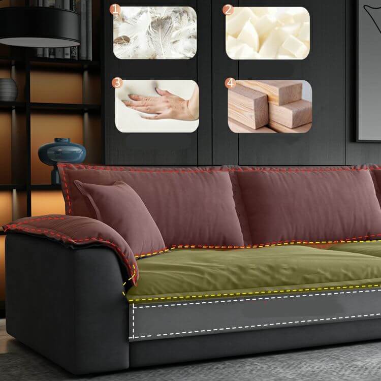 L-Shape Sectional Sofa in Nordic Grey