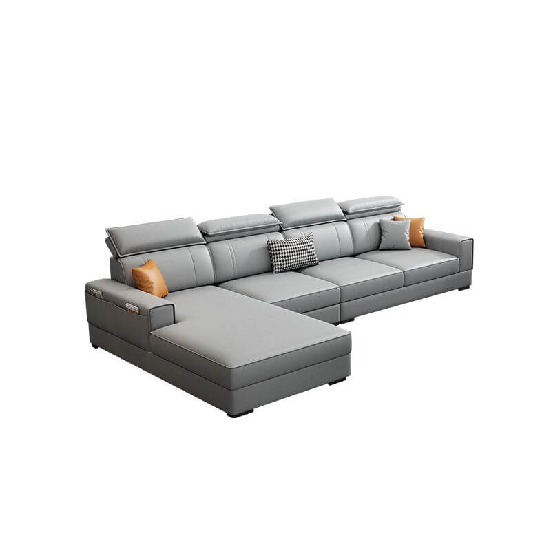 Sofa arrangement in modern decor
