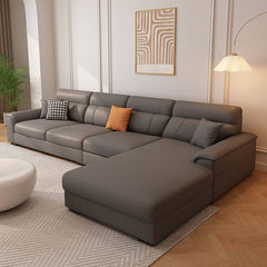 Functional sofa chaise in stylish apartment