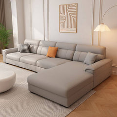 Chic living room with L-Shape sofa