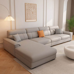 Functional sofa chaise in stylish apartment