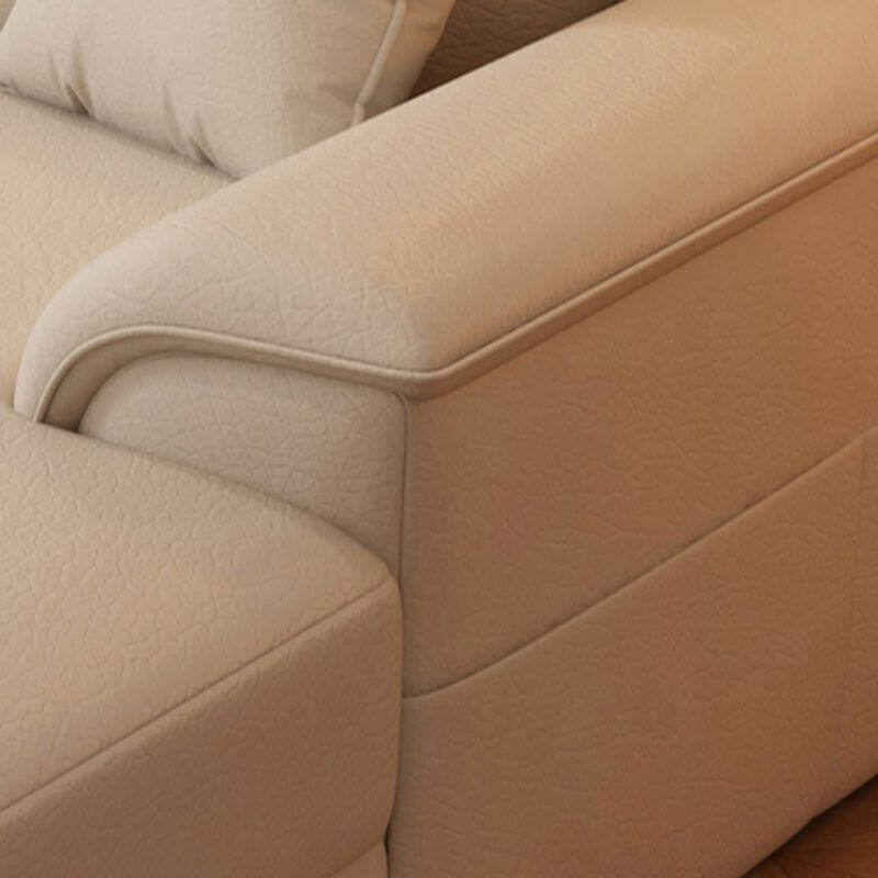 Comfortable sofa chaise with hidden support