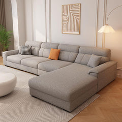 Chic living room with L-Shape sofa