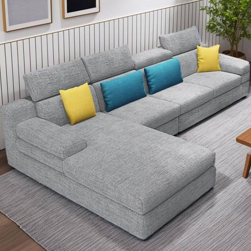 L-Shape Sofa Recliner in Living Room Hauptbild