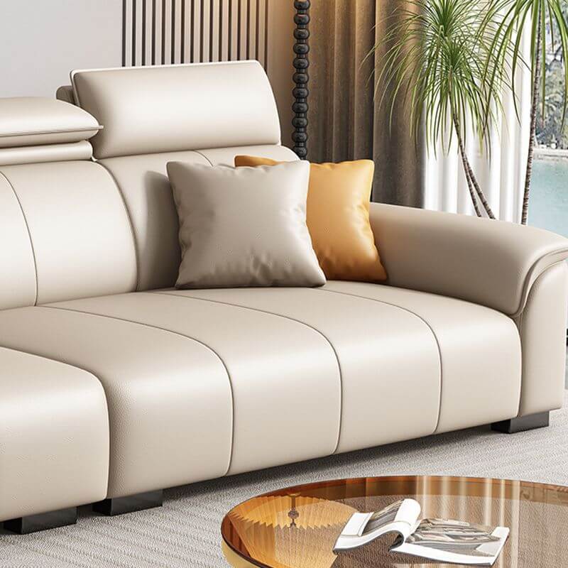 Stylish L-shaped couch