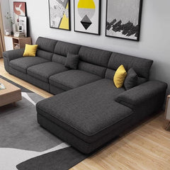 Easily maintainable upholstery of modern sofa