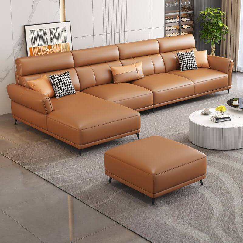 Luxurious cushioned seat sofa for relaxation